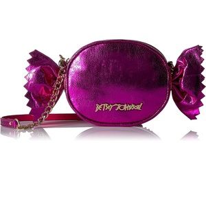 RARE Betsey Johnson Pink Candy Crossbody Bag🍬💗